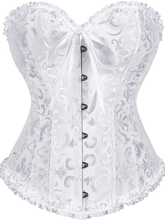 Jewelry - Corset Tops for Women, Bustier Shapewear Lingerie, Lace Waist Push Up Bodysuit